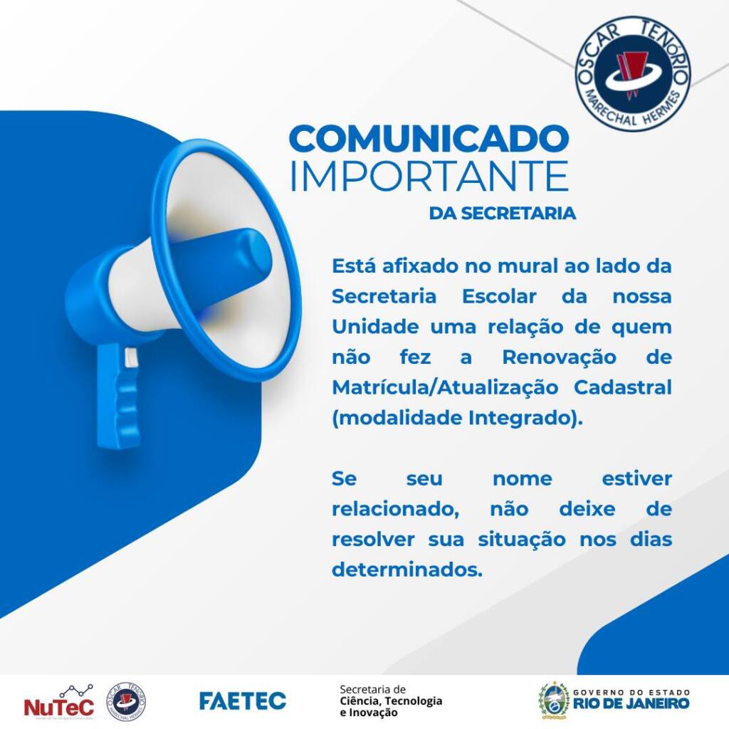 Comunicado Importante